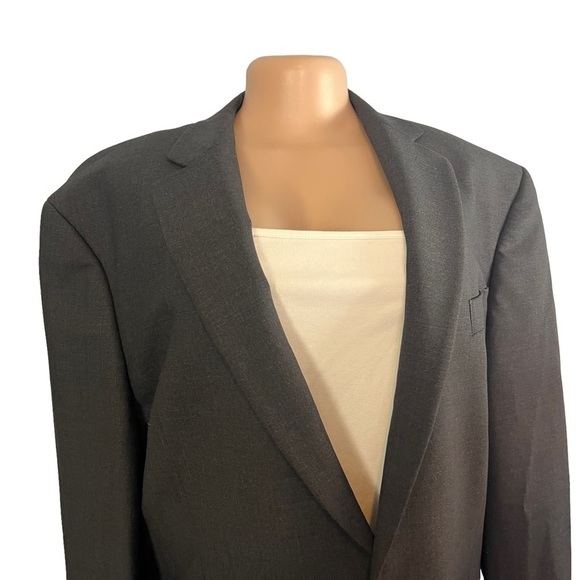 3/$30 🍂 Brooks Brothers Dark Grey Wool Blazer Jacket - Picture 3 of 10